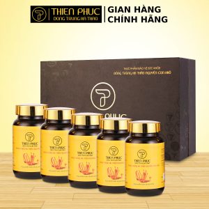 Đông Trùng Hạ Thảo Nguyên Con Thể Khô (Hộp 5 Lọ)